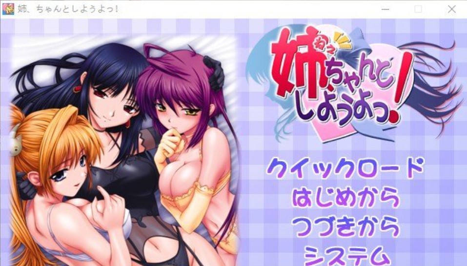 姐姐，拜托你认真一点！AI汉化版+全CG存档[新汉化]